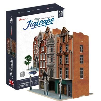Cubic Fun, Wielka Brytania, Auction House & Stores, Jigscape, puzzle 3D, 93 elementów