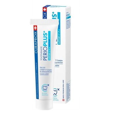 Curaprox, Perio Plus support, pasta do zębów, 0,09%chx, 75 ml