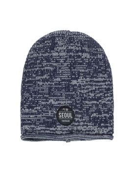 Czapka chłopięca, niebieska melanż, Seoul, Tom Tailor