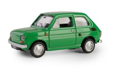 Daffi, Kolekcja PRL, Fiat 126p, pojazd, model metalowy, 1:43, zielony