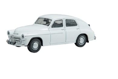 Daffi, Kolekcja PRL, Warszawa M20, pojazd, model metalowy, 1:43, biały