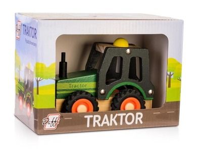 Daffi, traktor, pojazd drewniany z oponami