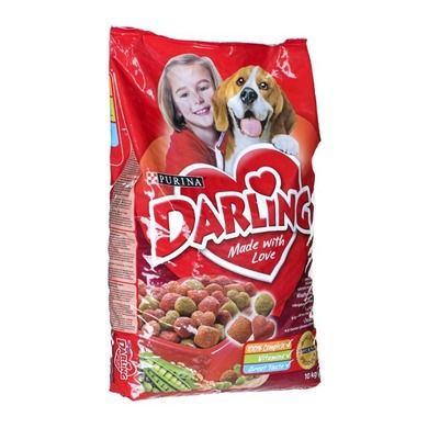 Darling, wołowina i warzywa, karma sucha dla psa, 10 kg