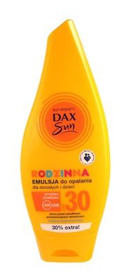 Dax Sun, rodzinna emulsja ochronna do opalania SPF 30, 250 ml