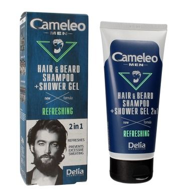 Delia Cosmetics, Cameleo Men, szampon i żel pod prysznic 2w1, Refreshing, 150 ml