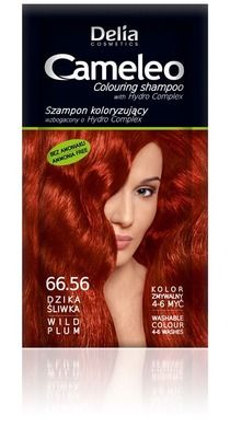 Delia Cosmetics, Cameleo, szampon koloryzujący 66.56 dzika śliwka