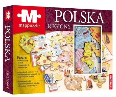 Demart, Mappuzzle, Polska Regiony, puzzle