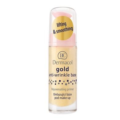 Dermacol, Gold Anti-Wrinkle Base, odmładzająca baza pod makijaż, 20 ml