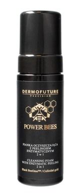 Dermofuture Precision Power Bees, pianka oczyszczająca z peelingiem 2w1, 150 ml