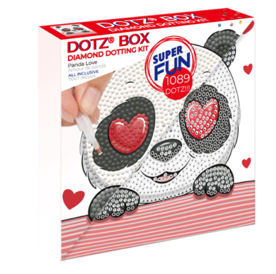 Diamond Dotz, haft diamentowy, Panda love