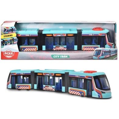 Dickie Toys, Siemens, miejski tramwaj przegubowy, pojazd, 40 cm