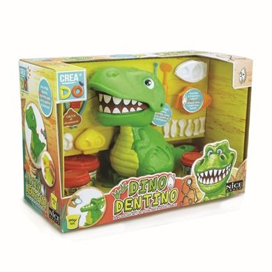 Dino Dentino, ciastolina, zestaw kreatywny