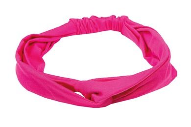 Dkaren, bawełniana opaska do włosów, W-pink