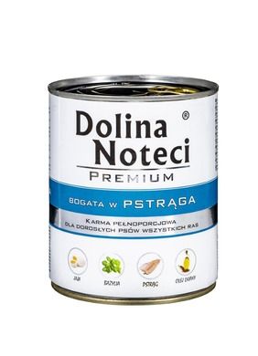 Dolina Noteci, Premium, Adult, pstrąg, puszka dla psa, 800g