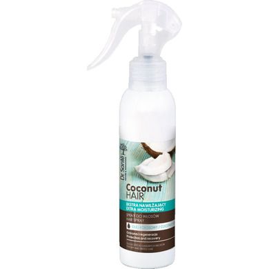 Dr.Sante, Coconut Hair, spray nawilżający do włosów suchych i łamliwych, 150 ml