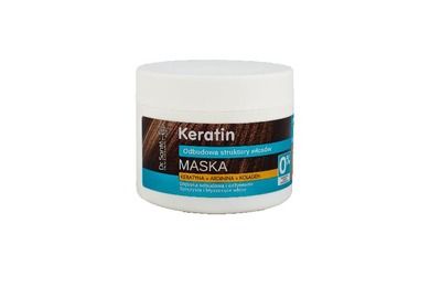 Dr.Sante, Keratin Hair, maska odbudowująca do włosów łamliwych i matowych, 300 ml