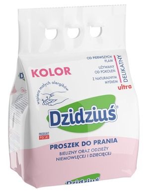 Dzidziuś, proszek do prania odzieży niemowlęcej, kolor, 3kg