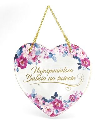 Dzień Babci, Kwiaty, tabliczka dekoracyjna