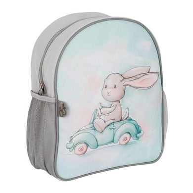 Effiki, królik Effik w wyścigówce, plecak dla przedszkolaka