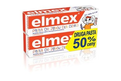 Elmex, pasta do zębów dla dzieci, 0 do 6 lat, 2-50 ml