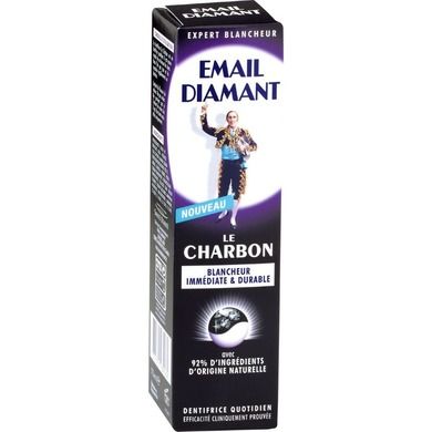 Email Diamant, La Charbon, wybielająca pasta do zębów, purpurowa, z węglem, 75 ml
