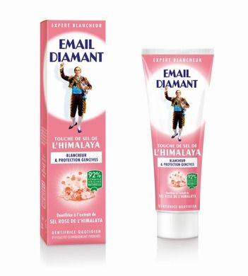 Email Diamant, L'Himalaya, pasta do zębów wybielająca z solą himalajską, 92% naturalnych składników, 75ml