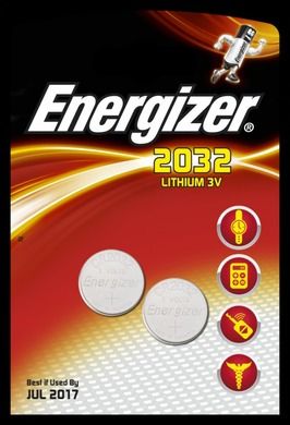 Energizer, bateria CR2032, 2 szt.