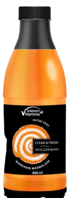 Energy Of Vitamins, pianka do kąpieli, mandarin marmalade, 800 ml