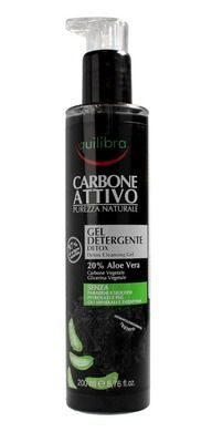 Equilibra, Carbone Attivo, żel do mycia twarzy oczyszczający z aktywnym węglem, 200 ml