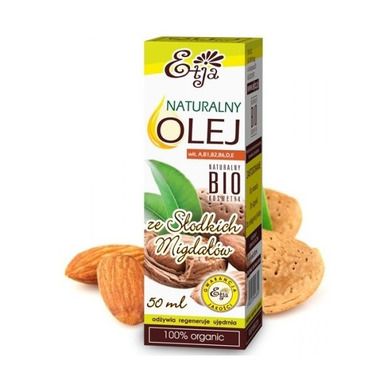 Etja, naturalny olej ze słodkich migdałów bio, 50 ml