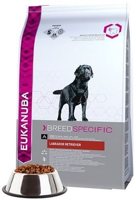 Eukanuba, Breeds Nutrition Labrador Retriever Adult, karma sucha dla psów, 12 kg