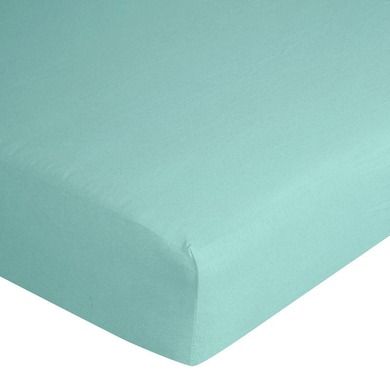 Eurofirany, prześcieradło z gumką, Jersey D91, 90-200 cm, miętowy