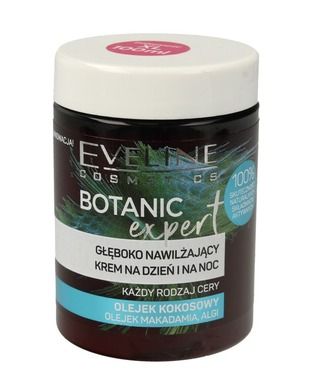 Eveline, Botanic Expert, głęboko nawilżający krem na dzień i noc, Olejek Kokosowy, 100 ml