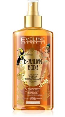 Eveline, Brazilian Body, luksusowa mgiełka samoopalająca do twarzy i ciała 5w1, 150 ml