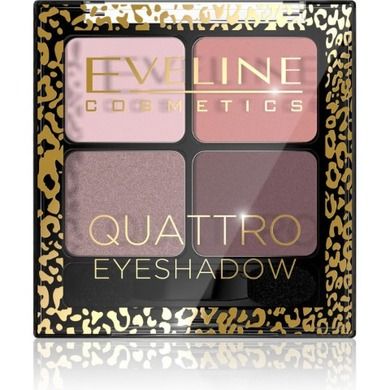Eveline, Quattro Eyeshadow, poczwórny cień do powiek, nr 12, 0,06g