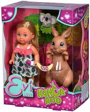 Evi Love, lalka z kangurzycą, 12 cm