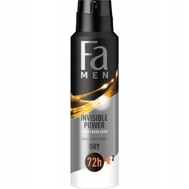 Fa, Men Xtreme, Invisible Power, dezodorant w sprayu, 150 ml