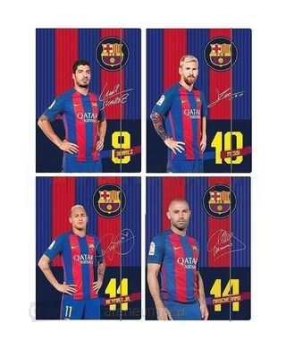 FC Barcelona, teczka z gumką, A4