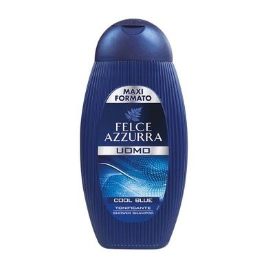 Felce Azzurra, Men Cool Blue, szampon i żel pod prysznic, 2w1, 400 ml