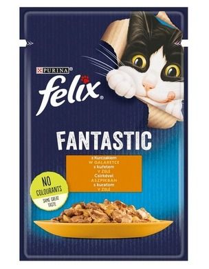 Felix, Fantastic, karma dla kotów, Kurczak W Galaretce, 85g