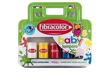 Fibracolor, farbki tempery baby, 5 kolorów
