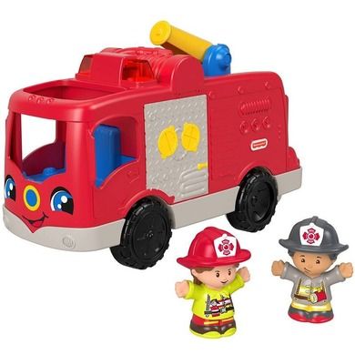 Fisher-Price, Little People, Wóz strażacki odkrywcy, pojazd z figurkami