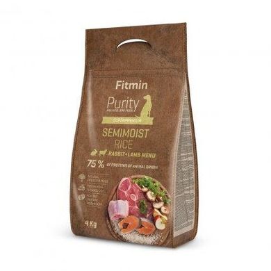 Fitmin, Purity Dog, Rice Semimoist, karma sucha dla psa, Rabbit & Lamb, 4 kg