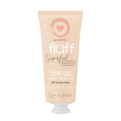 Fluff, Face Cream SPF50 krem wyrównujący koloryt skóry, 50 ml