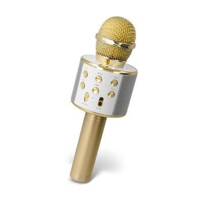 Forever, mikrofon bluetooth z głośnikiem BMS-300, złoty