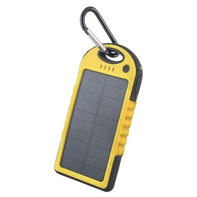 Forever, Powerbank STB-200, solarny, 5000 mAh żółty