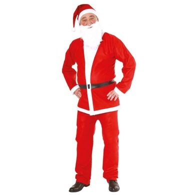 Fééric Lights and Christmas, strój Świętego Mikołaja dla dorosłych, 5 elementów