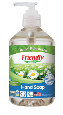 Friendly Organic, mydło w płynie, bezzapachowe, 500 ml