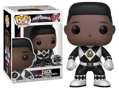 Funko POP! Power Rangers, Zack Black Ranger, figurka kolekcjonerska