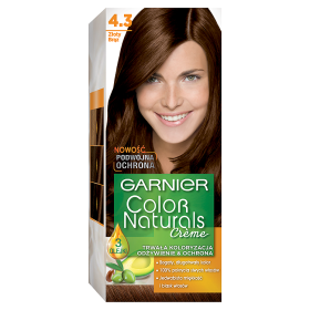 Garnier, Color Naturals, farba do włosów, 4.3 złoty brąz